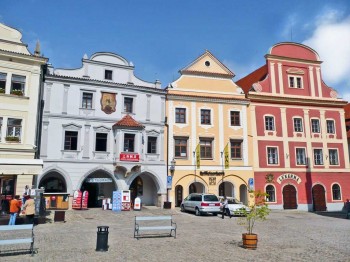 Náměstí svornosti square in Cesky Krumlov