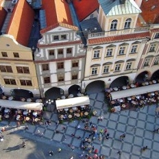 Houses at the Old Town square