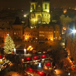 Christmas market at the Old Town Square